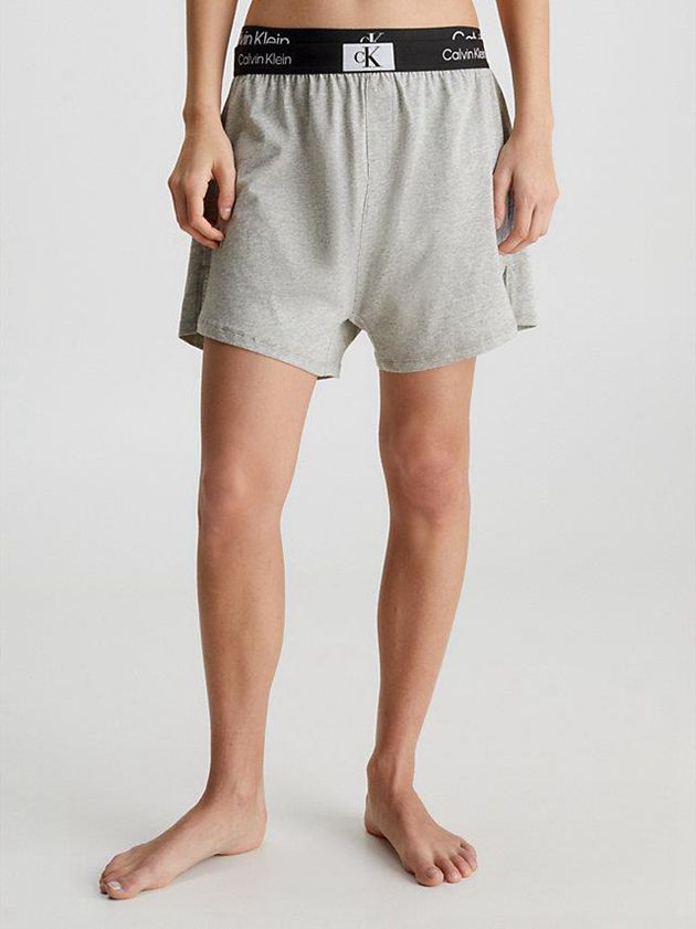 Calvin Klein USA Pyjama - Ck96 Womens Shorts Grey 9183427-CH